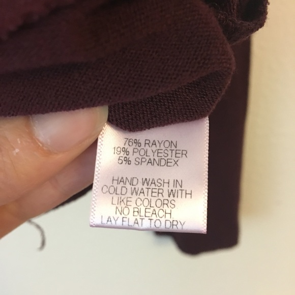 Harlowe & Graham Mockneck Long Sleeve Shirt Top - Picture 6 of 7